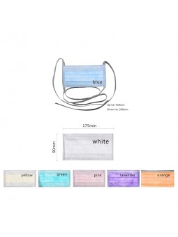 Easyinsmile Disposable Face Mask TIEON MASK SAFE+ 90*175mm Case of 500PCS	