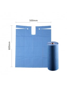 Easyinsmiel Disposable DENTAL ROLL APRON 1ply heavy tissue/ 1ply poly  80pcs/roll