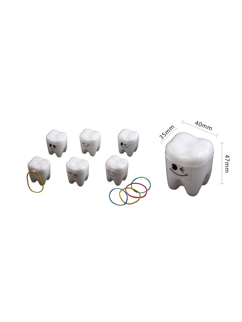 Easyinsmile Milk teeth storage box 10*35*47mm  Bag of 50PCS