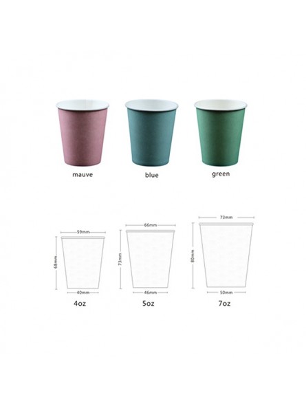 easyinsmiel Disposable PAPER CUP 4oz 5oz 7oz 1000PCS