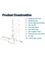 Easyinsmile Single-Tube Gas Light JT-45 Dental Lab Equipment Energy-Saving Single-Valve