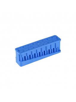 Easyinsmile Endo Measuring Block Plastic Autoclaveable Blue