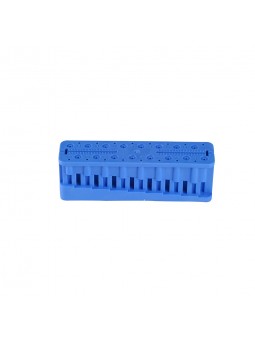 Easyinsmile Endo Measuring Block Plastic Autoclaveable Blue