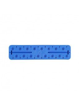 Easyinsmile Endo Measuring Block Plastic Autoclaveable Blue