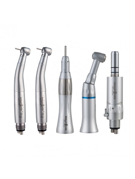 speed dental 2 HIGH SPEED PUSH BUTTON LED E-Generation HANDPIECE PANAMAX WITH 1 LOW SPEED HANDPIECE KIT ESKAMK1024-P