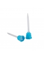 Temporary Crown and Bridge Materials Crown & Bridge Mixing Tips 1:1 Ratio Blue Clear Tip Pack of 48