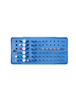 rotary files endo Easyinsmile® 78 Holes Endo Sterilization Organizer Holder Container Diamond Bur, File and Prophy Cup