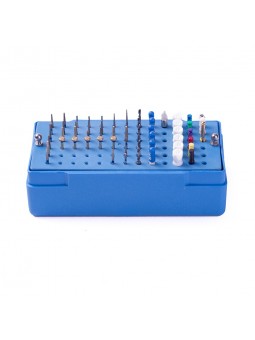 rotary files endo Easyinsmile® 78 Holes Endo Sterilization Organizer Holder Container Diamond Bur, File and Prophy Cup 