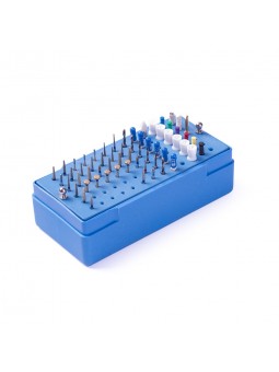 rotary files endo Easyinsmile® 78 Holes Endo Sterilization Organizer Holder Container Diamond Bur, File and Prophy Cup 