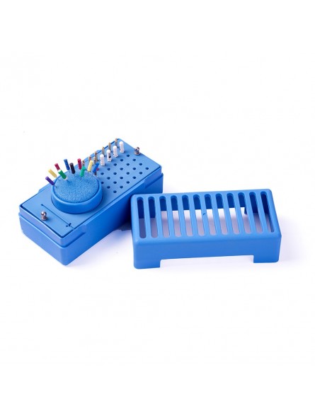 endo file holder Easyinsmile® 36 Holes Endo Sterilization Organizer Holder Container Diamond Bur and File