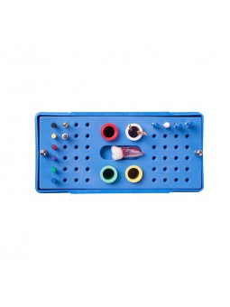 rotary endo files Easyinsmile® 48 Holes Endo Sterilization Organizer Holder Container Diamond Bur and File 