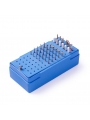 endo file holder Easyinsmile® 78 Holes Endo Sterilization Organizer Holder Container High Speed Diamond Bur and File