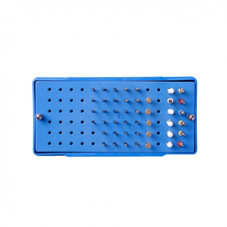 Organisateur De Stérilisation Dentaire Endo - 180 Trous Pour Fraises, Limes Et Pointes - Boîtier De Rangement