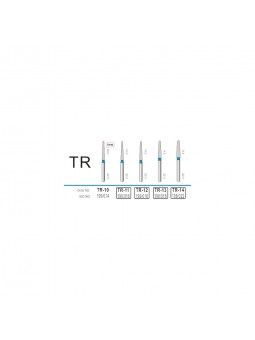 diamond burs dental Easyinsmile 100 PCS per Box Taper Round End