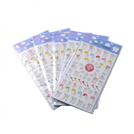 US$ 7.49 kids stickers Easyinsmile 5 pcs/pack Molar Tooth Shaped ...