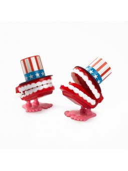 chattering teeth Easyinsmile Funny Plastic Wind Up Jumping Chattery Teeth Tooth Windup Toy for Kids Children