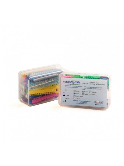 Lot De 2 Boîtes D'élastiques De Ligature Orthodontique Easyinsmile - Pour Attaches Dentaires - Neuf
