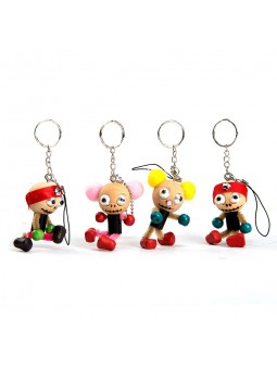 keychains wholesale Easyinsmile 4PCS Cartoon KeyChian 50 per one pack