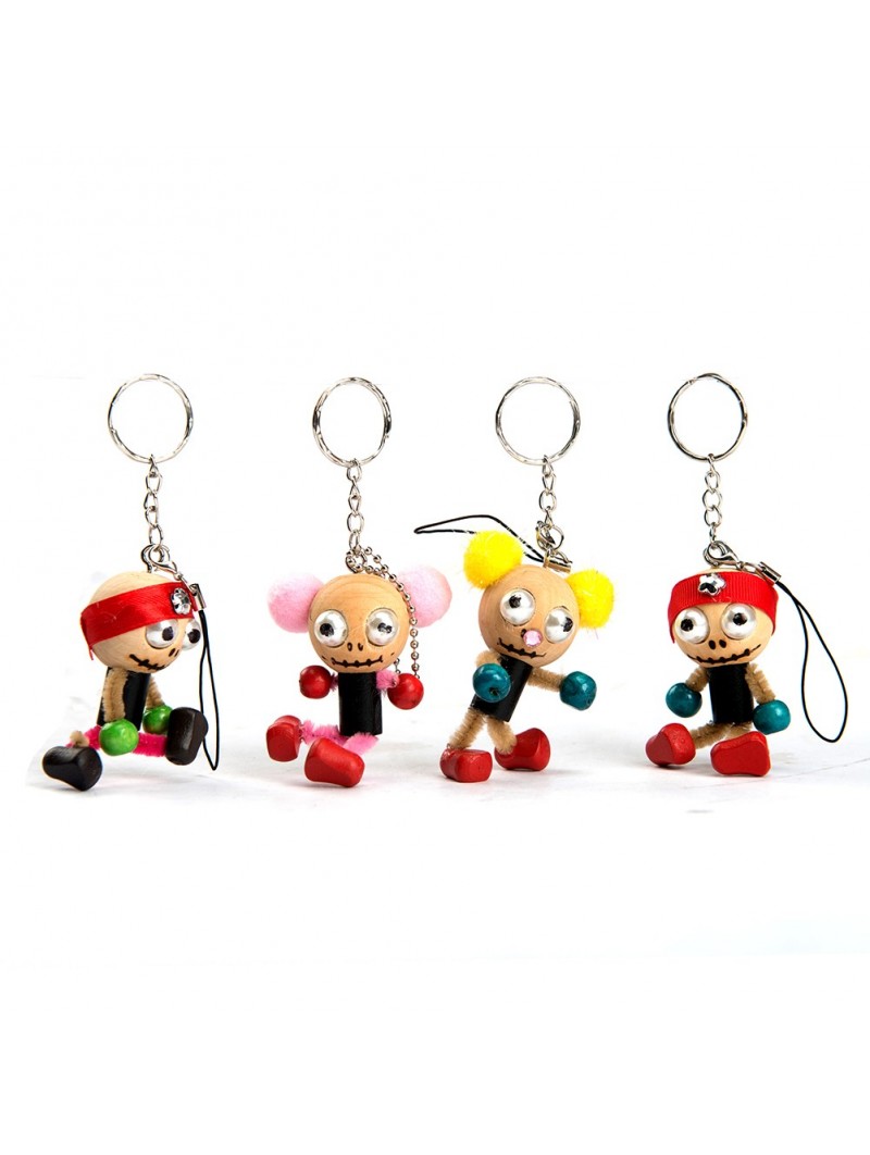 keychains wholesale Easyinsmile 4PCS Cartoon KeyChian 50 per one pack