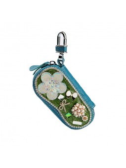 key chain tags Easyinsmile Keychain Wallets with Beautiful Pearl 4 colors