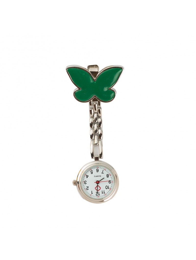 nurses fob watch Easyinsmile Butterfly Quartz Nurse Doctors, Midwives Pocket FOB Watch with assort color