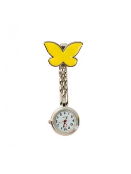 nurses fob watch Easyinsmile Butterfly Quartz Nurse Doctors, Midwives Pocket FOB Watch with assort color