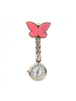 nurses fob watch Easyinsmile Butterfly Quartz Nurse Doctors, Midwives Pocket FOB Watch with assort color