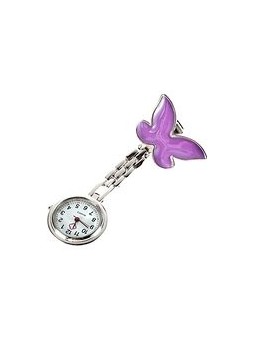 nurses fob watch Easyinsmile Butterfly Quartz Nurse Doctors, Midwives Pocket FOB Watch with assort color