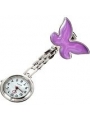 nurses fob watch Easyinsmile Butterfly Quartz Nurse Doctors, Midwives Pocket FOB Watch with assort color