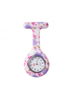 best watch for nurses Easyinsmile Nurses Fashion Coloured Patterned Silicon Rubber Fob