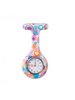 best watch for nurses Easyinsmile Nurses Fashion Coloured Patterned Silicon Rubber Fob