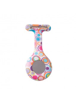 best watch for nurses Easyinsmile Nurses Fashion Coloured Patterned Silicon Rubber Fob