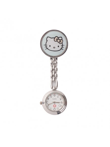 nurse watches for women Easyinsmile High quality Nurse Pocket Watch, Hello-kitty head with 4 color