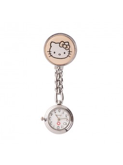 nurse watches for women Easyinsmile High quality Nurse Pocket Watch, Hello-kitty head with 4 color