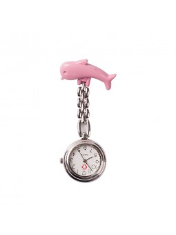 best nurse watches Easyinsmile High quality Dolphin Nurse Watch, cute Fob Pocket Watch with 4 color