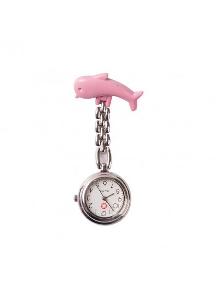 best nurse watches Easyinsmile High quality Dolphin Nurse Watch, cute Fob Pocket Watch with 4 color