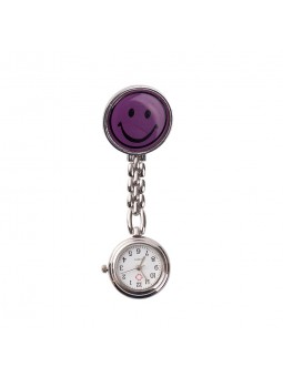 best nurses fob watch Easyinsmile Medical nurse pocket watch cute smile face with 11 colors by Random delivery