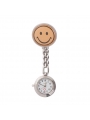 best nurses fob watch Easyinsmile Medical nurse pocket watch cute smile face with 11 colors by Random delivery