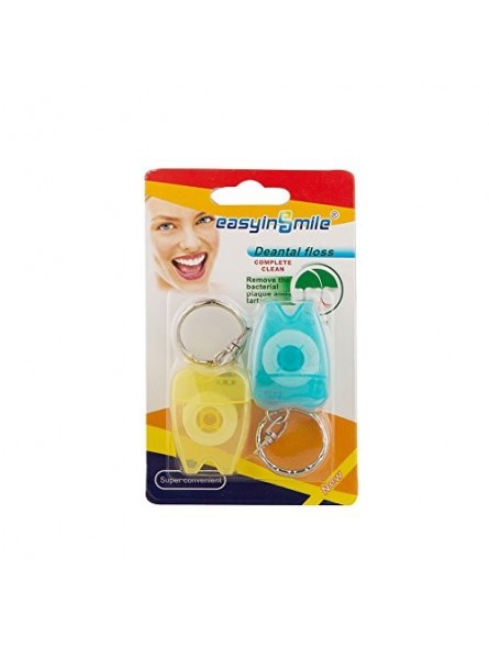 tooth floss Easyinsmile Clean Burst Dental Floss, Spearmint Waxed 15 yards