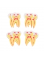 kids erasers Easyinsmile Cute and Lovely Tooth Shape Eraser with 50 Pcs
