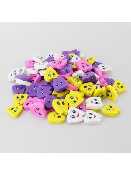 erasers for kids Easyinsmile 50pcs Molar Shaped Tooth Rubber Erasers for  Dentist Dental Clinic School Gift