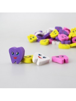 US$15.98 erasers for kids Easyinsmile 50pcs Molar Shaped Tooth Rubber  Erasers for Dentist Dental Clinic School Gift