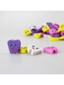 erasers for kids Easyinsmile 50pcs Molar Shaped Tooth Rubber Erasers for Dentist Dental Clinic School Gift