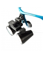 Binocular loupes Easyinsmile New 3.5x 420mm Surgical Binocular Loupes +Head Light Lamp +Aluminum Box