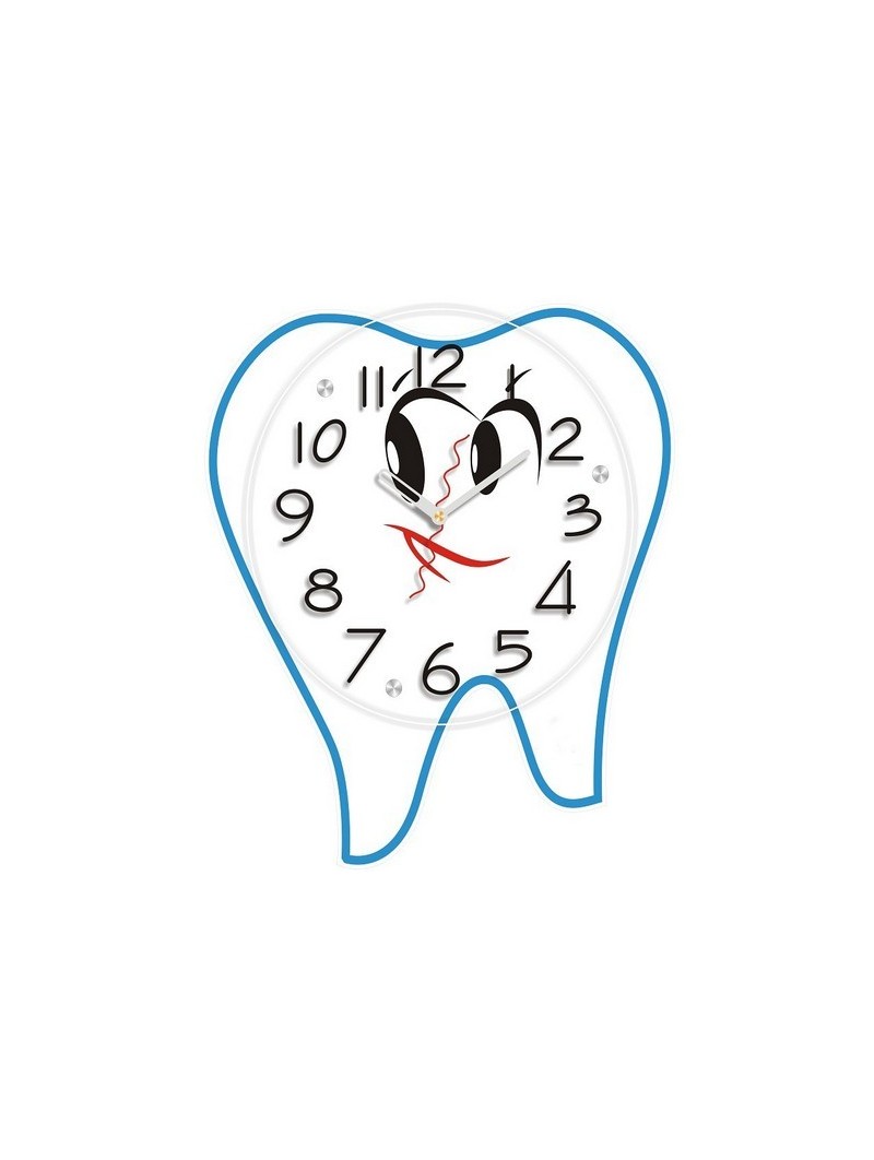 dental wall clock Easyinsmile Cute Dentist Dental Hygienist tooth Shape Dental Office Doctor Decoration - Wall Clock