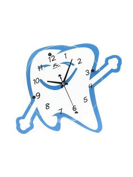 clock wall Easyinsmile Teeth Shape Clock with hands Teeth Mouth Dentis Dental surgeon Gift Used for Dentistry Decoration
