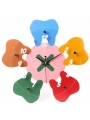 tooth shaped clock Easyinsmile Cute Dentist Dental Hygienist tooth Shape Dental Office Doctor Decoration - Wall Clock