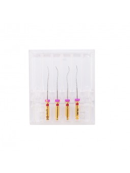 Dental NITI Endo Files EASYINSMILE Max Series Endodontic Cleaning NITI Endo Finisher Files 4 PCS/Pack