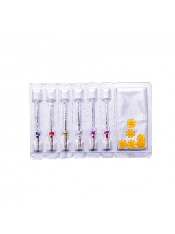 6pcs Endo Rotary File EASYINSMILE Endodontic X-CorN Rotary NITI File For Root Canal 21/25MM Assorted