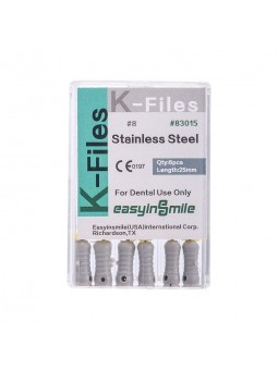 10 Packs Easyinsmile Endodontic hand use Dental K-File 25MM UK